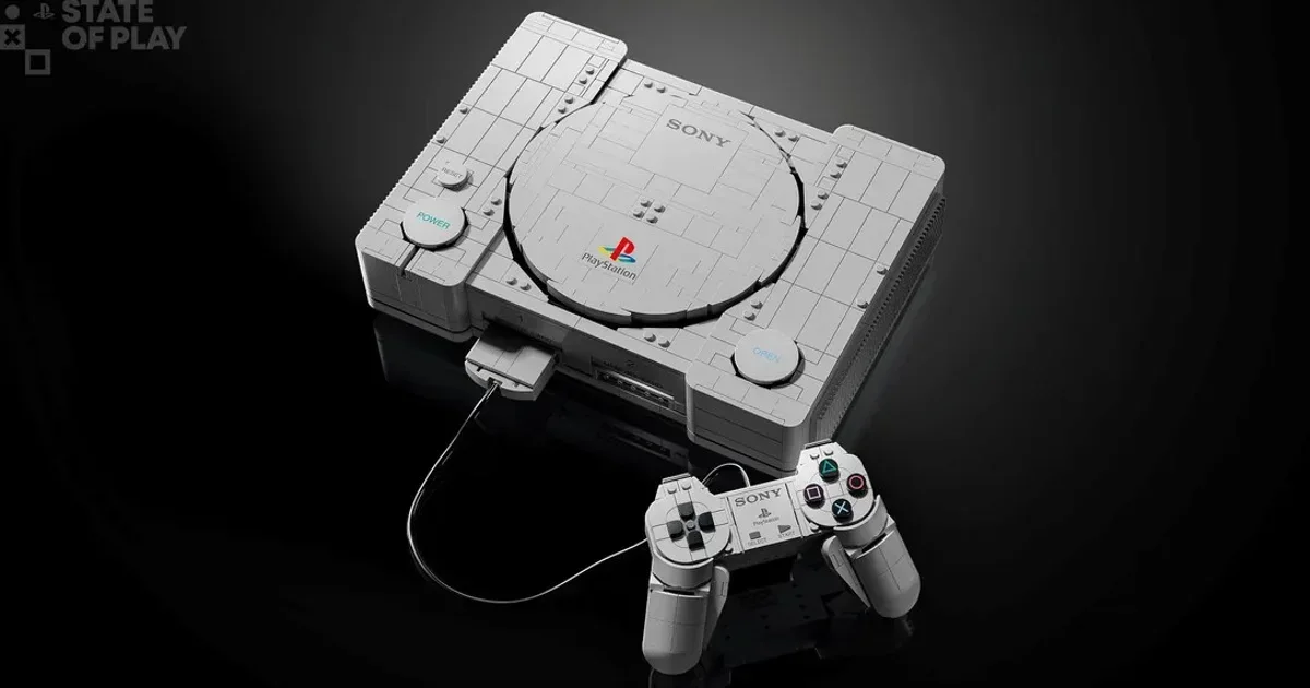 A Lego replica of the original PlayStation will be available next month