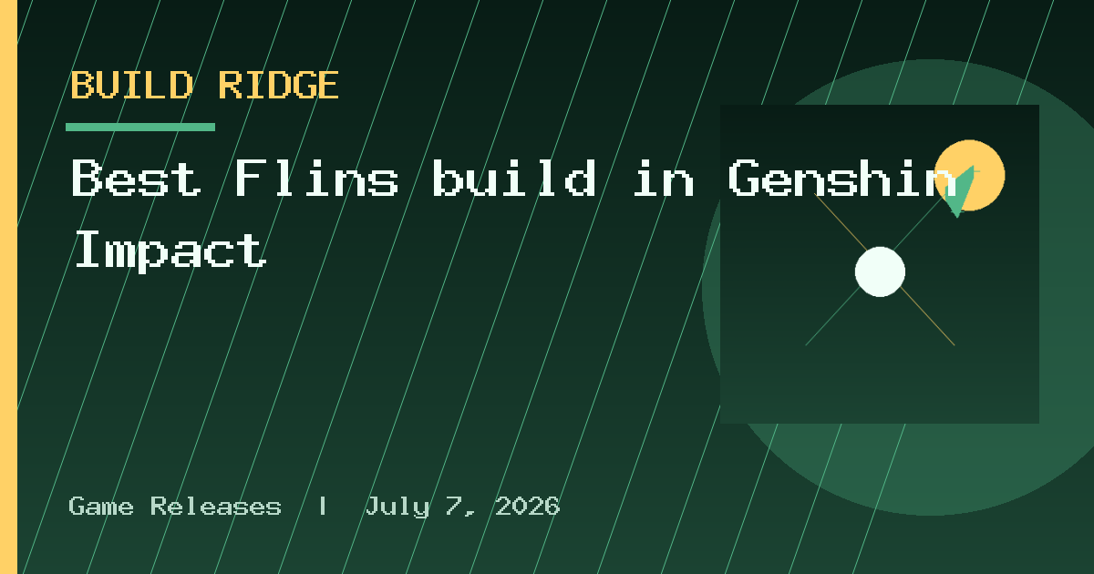 Best Flins build in Genshin Impact