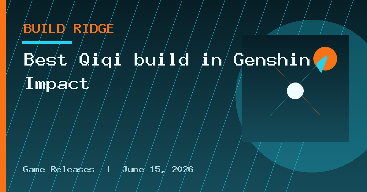 Best Qiqi build in Genshin Impact