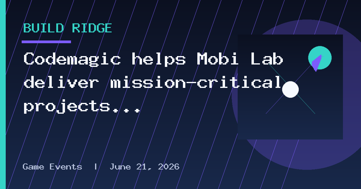 Codemagic helps Mobi Lab deliver mission-critical projects