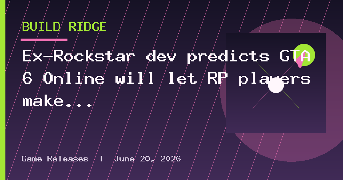 Ex-Rockstar dev predicts GTA 6 Online will let RP players make real money
