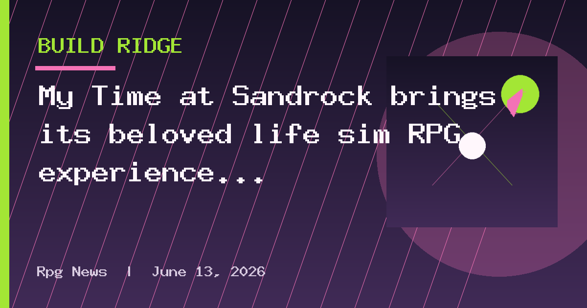 My Time at Sandrock brings its beloved life sim RPG experience to Android