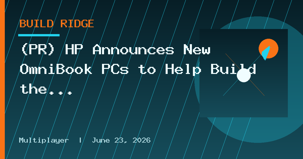 (PR) HP Announces New OmniBook PCs to Help Build the Next Generation of AI