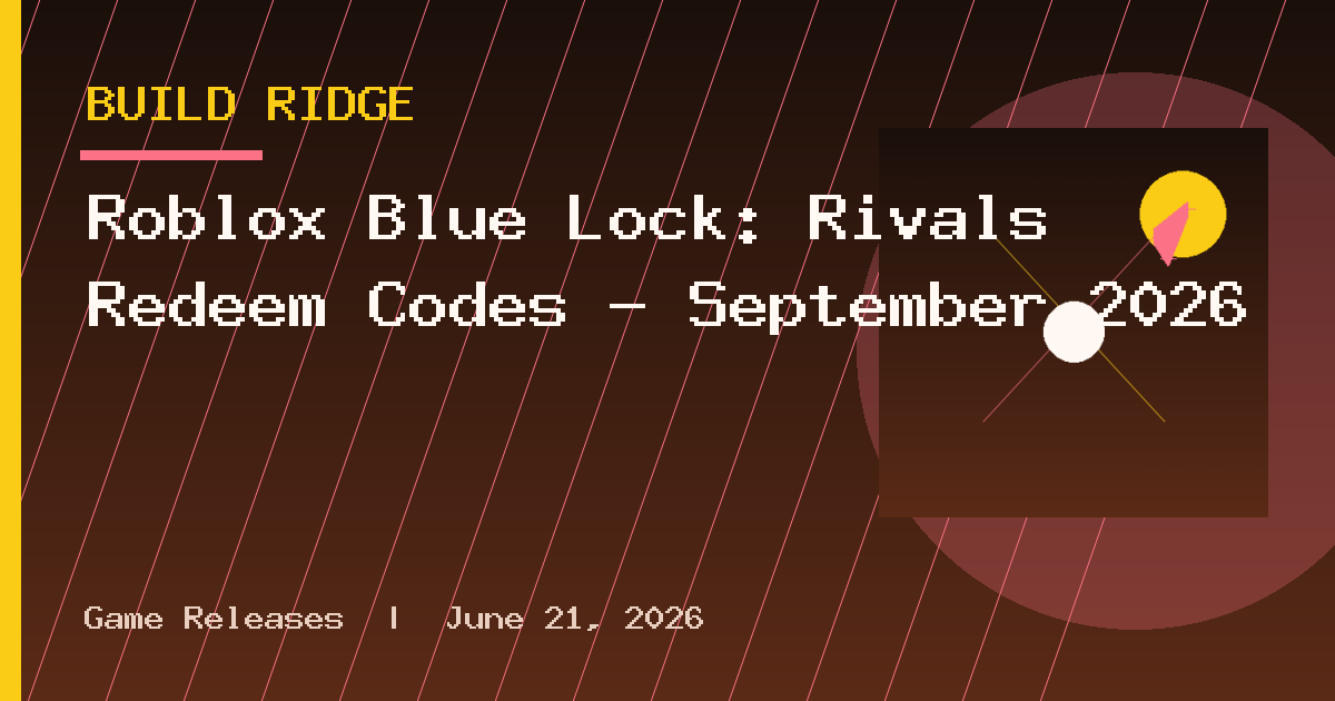 Roblox Blue Lock: Rivals Redeem Codes – September 2026